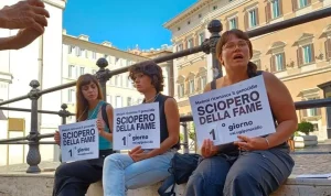 Sciopero della fame ultima generazione montecitorio
